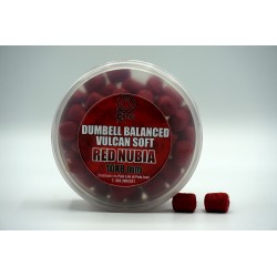 DUMBELL VULCAN SOFT RED NUBIA 10X8MM