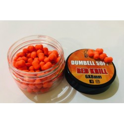 DUMBELL SOFT 6x8MM RED KRILL